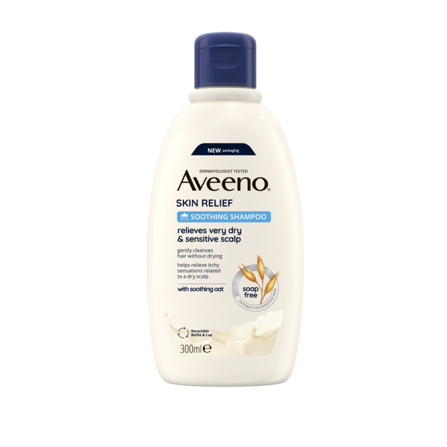 ihoa lievittävä rauhoittava shampoo aveeno