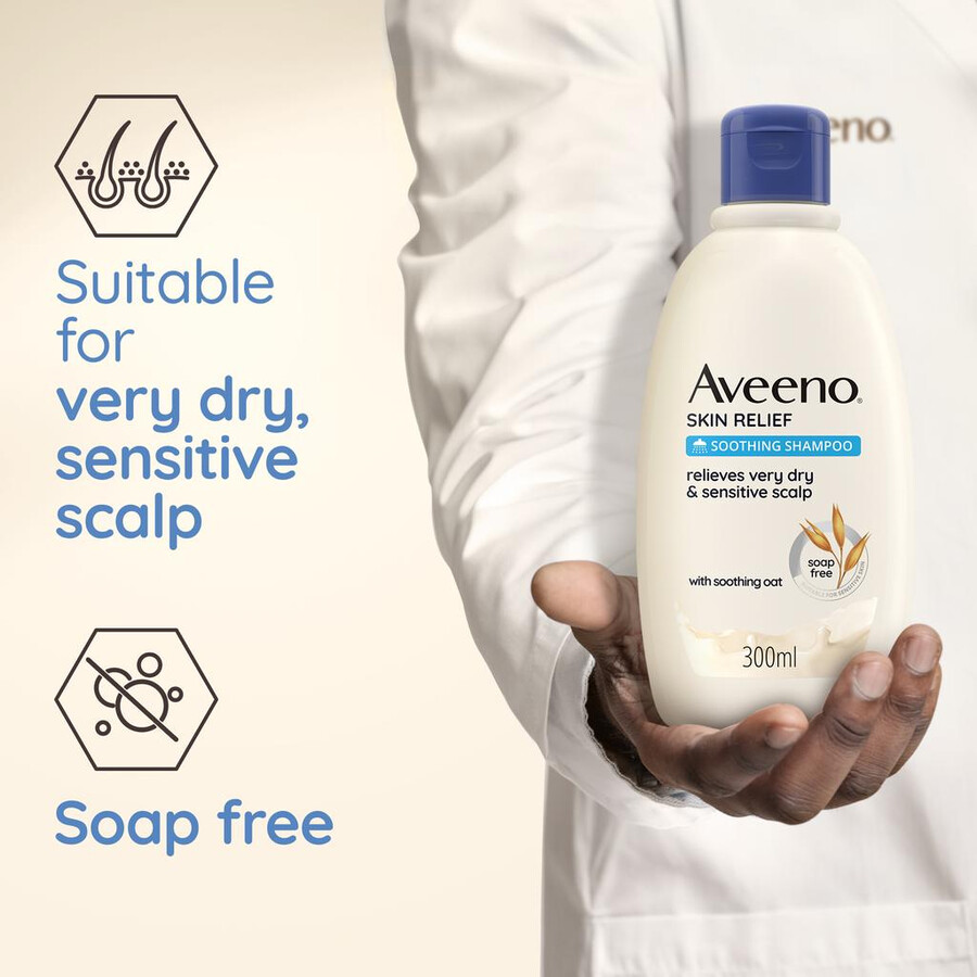 ihoa lievittävä rauhoittava shampoo aveeno